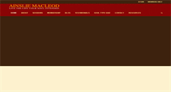 Desktop Screenshot of ainsliemacleod.com